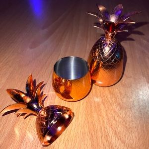 Copper Pineapple decorations